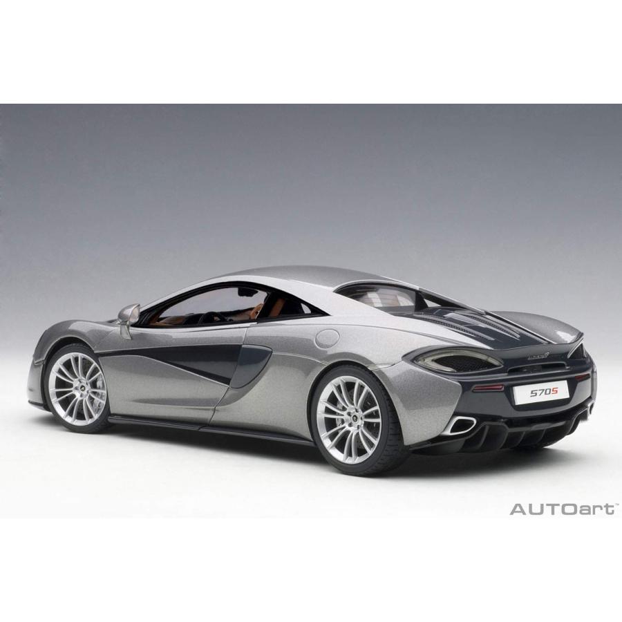 並行輸入品】AUTOart 1/18 マクラーレン 570S シルバー 完成品 AUTOart