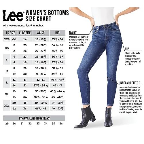 LEE Women's Petite Relaxed Fit All Cotton Straight Leg Jean, Pure 並行輸入品｜allinone-d｜05