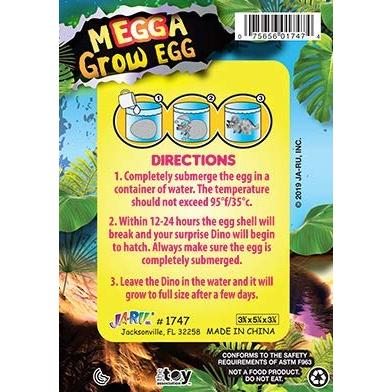【並行輸入品】Dino World Megga Grow Egg 2個セット Dino World Megga Grow Egg Set ofの画像