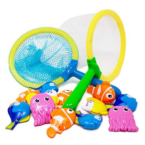 【並行輸入品】Boley 14PC Sinking Dive and Grab Net Fishing Pool Toys for Kidsの画像