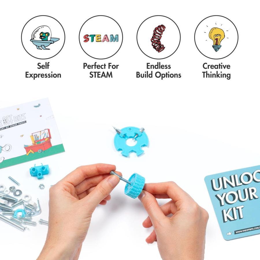 【並行輸入品】ElephantBit   OffBits The Off Bits Stem Building Toys, Educationaの画像