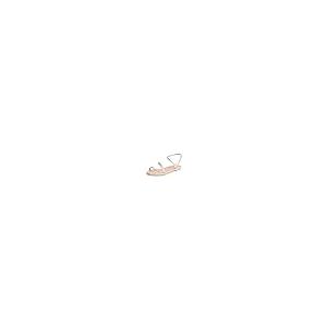 【並行輸入品】Ancient Greek Sandals レディース エレフテリアサンダル, プラチナム, 10 Ancient Greek Sの画像