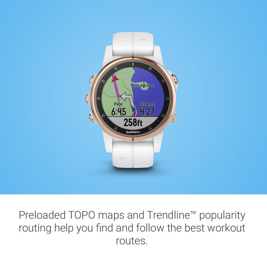 Garmin Fenix 5 Plus プレミアム マルチスポーツ GPS スマートウォッチ 