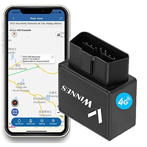 【並行輸入品】4G GPS 車用ミニGPSトラッカー 車のOBDポートに直接接続 4G TK816 4G GPS for Vehicles,Mi |  | 01
