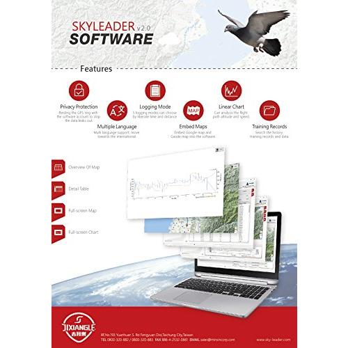 【並行輸入品】JIXIANGLE GPS ピジョントラッカーリング5ポートパッケージ SKYLEADER 2 GPS Pigeon Tracke_7