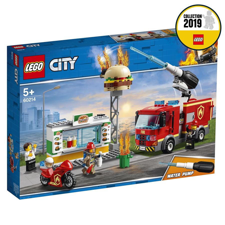 【並行輸入品】レゴ(LEGO) シティ ハンバーガーショップの火事 60214 ブロック おもちゃ 男の子 車 City Fire Burger |  | 03