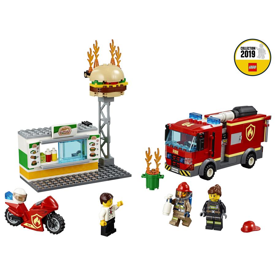 【並行輸入品】レゴ(LEGO) シティ ハンバーガーショップの火事 60214 ブロック おもちゃ 男の子 車 City Fire Burger |  | 09