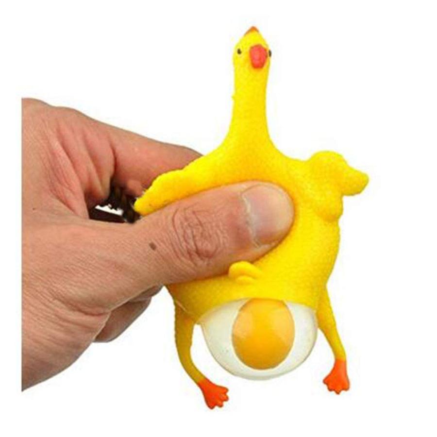 並行輸入品】YOSTORE 16cm 面白いスクイーズおもちゃ チキンと卵