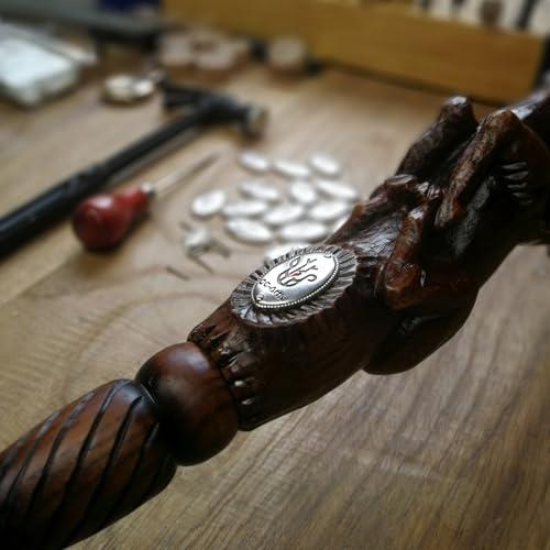【並行輸入品】GC Artis Wooden Walking Cane   Handcrafted, Carved, Fashionableの画像