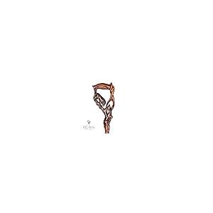 【並行輸入品】GC Artis Wooden Walking Cane   Handcrafted, Carved, Fashionableの画像