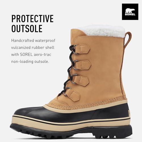 並行輸入品】SOREL (ソレル) メンズ カリブー 防水 ブーツ 冬用, バフ