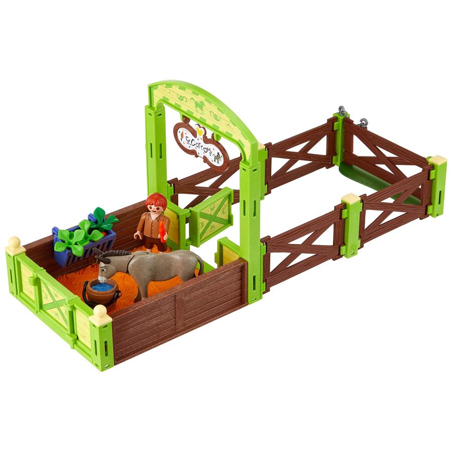 【並行輸入品】PLAYMOBIL〓 スピリットライディングフリースニップス\u0026セニョールキャロット 馬のストール付き Playmobil Dreaの画像