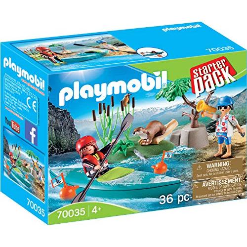 箱　確認用 並行輸入品】PLAYMOBIL 70035 Starter Pack Canoe Training Multi