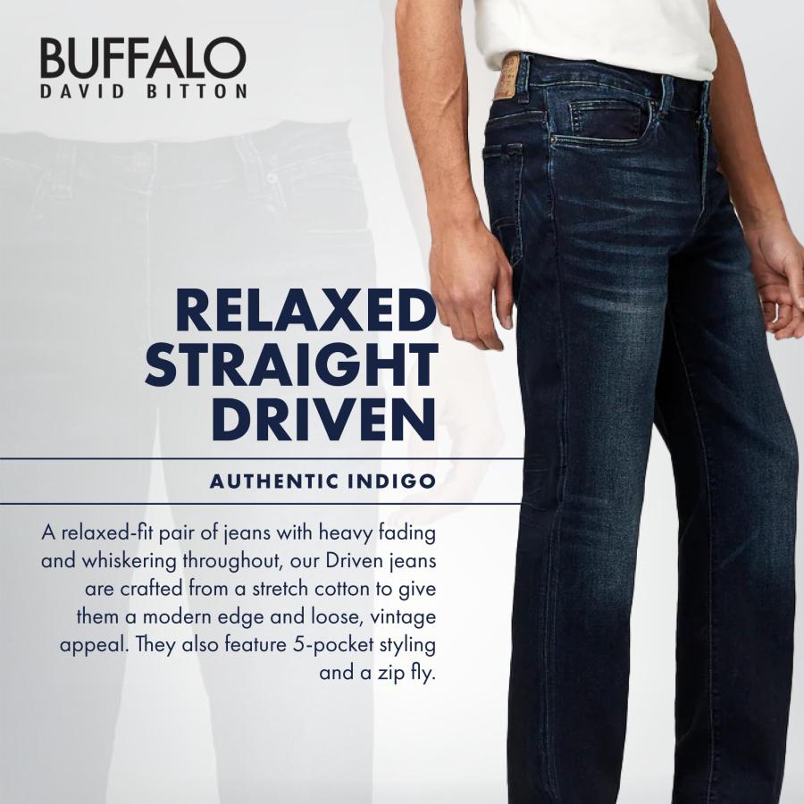 【並行輸入品】Buffalo David Bitton PANTS メンズ US サイズ: 38W x 30L カラー: ブルー Buffalo