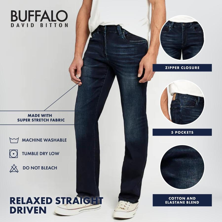 【並行輸入品】Buffalo David Bitton PANTS メンズ US サイズ: 38W x 30L カラー: ブルー Buffalo