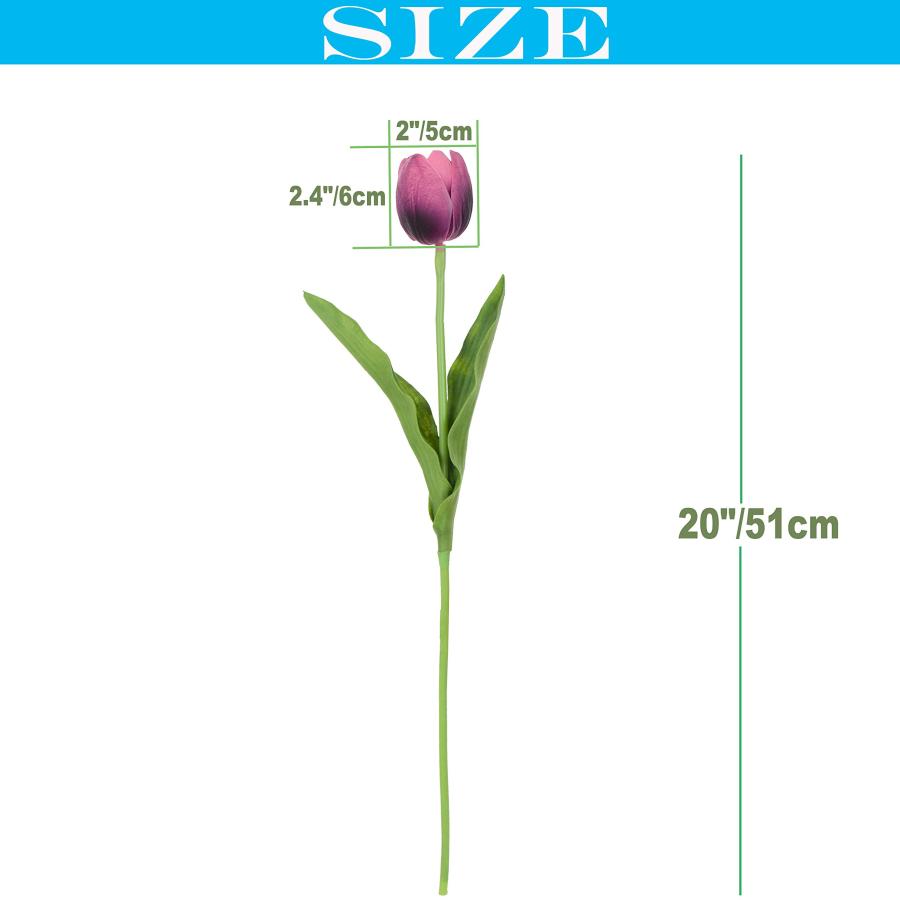 【並行輸入品】cn Knight 人造 花 チューリップ 人造 Puフラワー大型 人造 チューリップ 結婚式 ブライダル ブーケ 花嫁介添人 ホ |  | 05