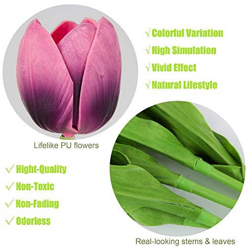 【並行輸入品】cn Knight 人造 花 チューリップ 人造 Puフラワー大型 人造 チューリップ 結婚式 ブライダル ブーケ 花嫁介添人 ホ |  | 06