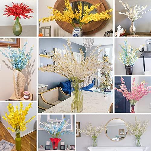【並行輸入品】Bomarolan 人工 ダンシング レディ 蘭 シルク 造花 人工 蝶 蘭 10個 リアルタッチ ウェディング ホーム オフィス_4