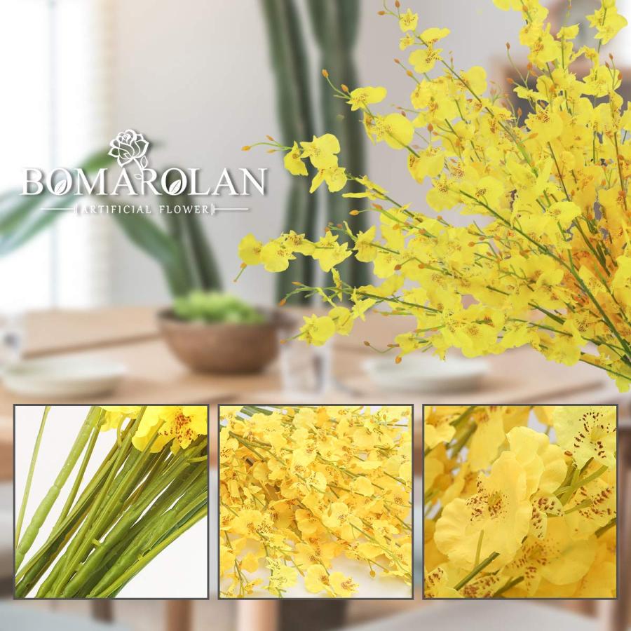 【並行輸入品】Bomarolan 人工 ダンシング レディ 蘭 シルク 造花 人工 蝶 蘭 10個 リアルタッチ ウェディング ホーム オフィス_6