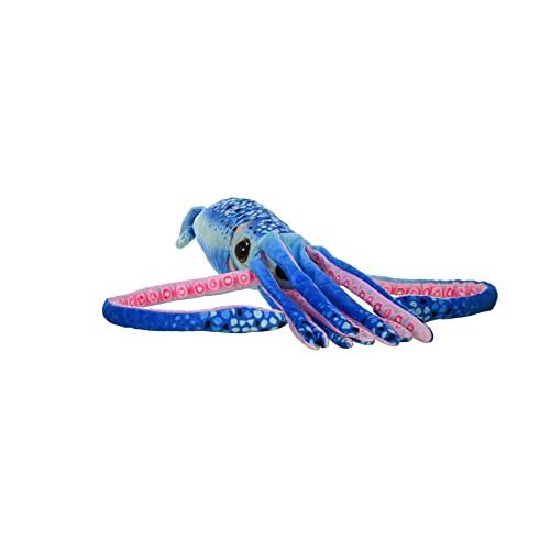 【並行輸入品】ワイルドリパブリック ダイオウイカ ぬいぐるみ 深海生物 ソフト 手触り ブルー 20\" W10×Ｄ75×Ｈ10cm 23548の画像