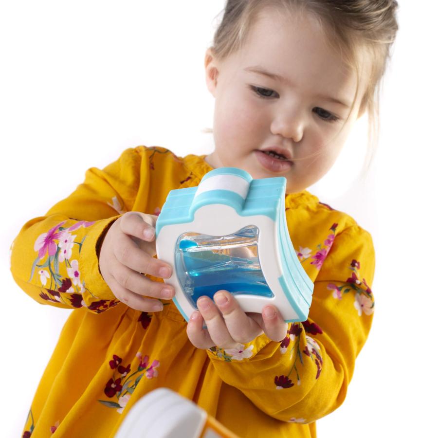 【並行輸入品】Guidecraft Grippies Waves   20ピースセット:STEM磁気ビルディングセット 幼児、子供の学習と教育玩の画像