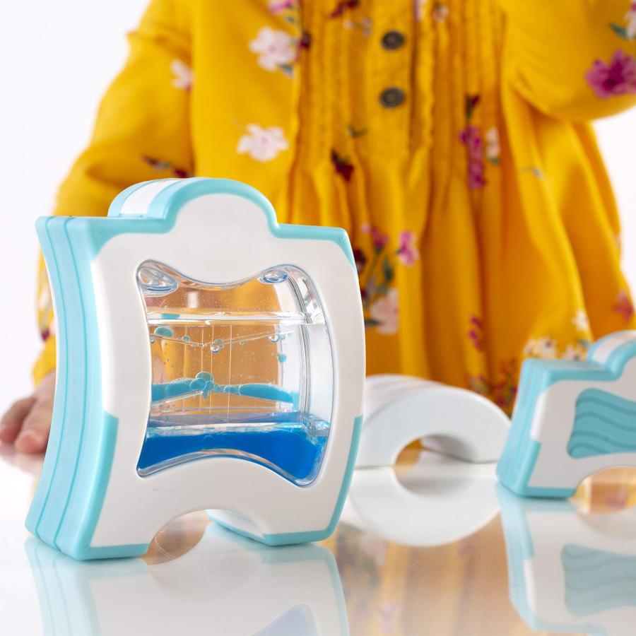 【並行輸入品】Guidecraft Grippies Waves   20ピースセット:STEM磁気ビルディングセット 幼児、子供の学習と教育玩の画像