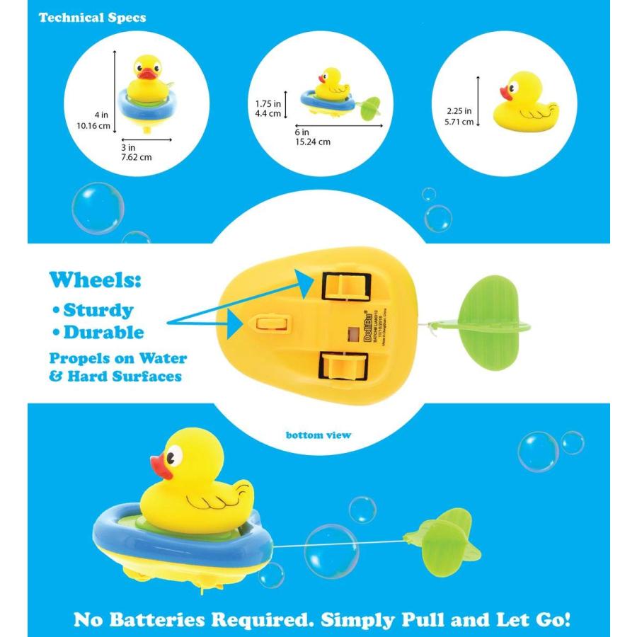 【並行輸入品】Dollibu Boat Racer Buddy, Fun Educational Bath Toy Finger Puppetの画像