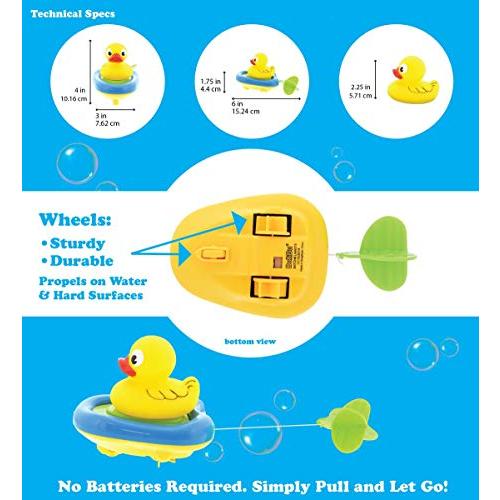 【並行輸入品】Dollibu Boat Racer Buddy, Fun Educational Bath Toy Finger Puppetの画像