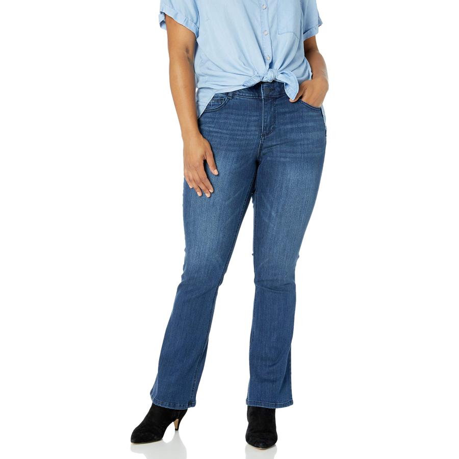 【並行輸入品】Democracy Women's Plus Size Ab Solution Itty Bitty Boot Jean Demo_2