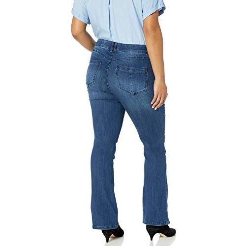 【並行輸入品】Democracy Women's Plus Size Ab Solution Itty Bitty Boot Jean Demo_9