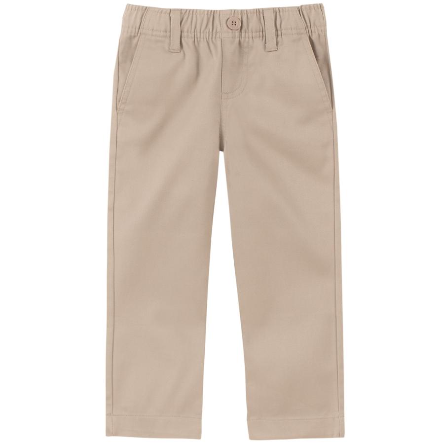 【並行輸入品】Nautica ボーイズ スクールユニフォーム フラットフロントツイルパンツ US サイズ: 2T カラー: ベージュ Nauti_2