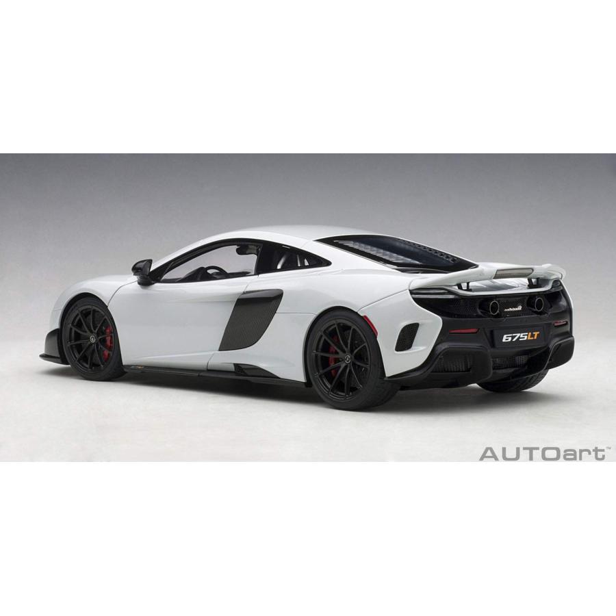 AUTOart 76046 1/18 マクラーレン 675LT ホワイト McLaren 675LT Silica White 1/18 Model Car Autoart 76046