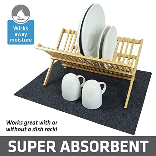 【並行輸入品】Drymate 食器乾燥マット プレミアムXLサイズ(19インチ x 24インチ) キッチン食器乾燥パッド 吸収性/防水 洗濯機洗 |  | 04
