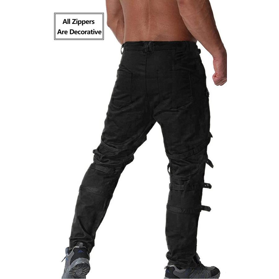 【並行輸入品】AKARMY PANTS メンズ US サイズ: 34 カラー: ブラック AKARMY Men's Fashion Hiphop