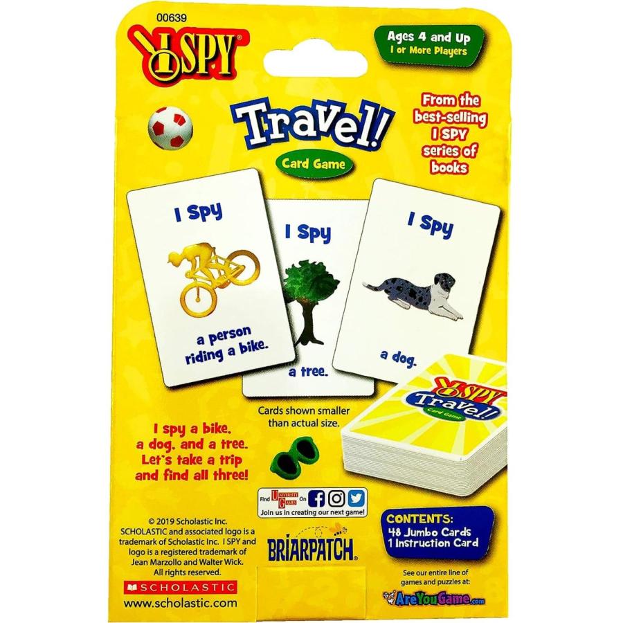 【並行輸入品】Briarpatch I Spy トラベルカードゲーム 対象年齢4歳以上 Briarpatch | I Spy Travel Ca |  | 03