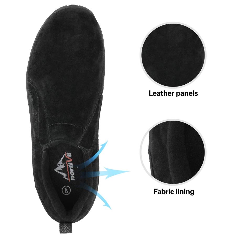 【並行輸入品】NORTIV 8 メンズ スリッポン ローファー ウォーキングシューズ, ブラック, 10 NORTIV 8 Men's Jung |  | 06