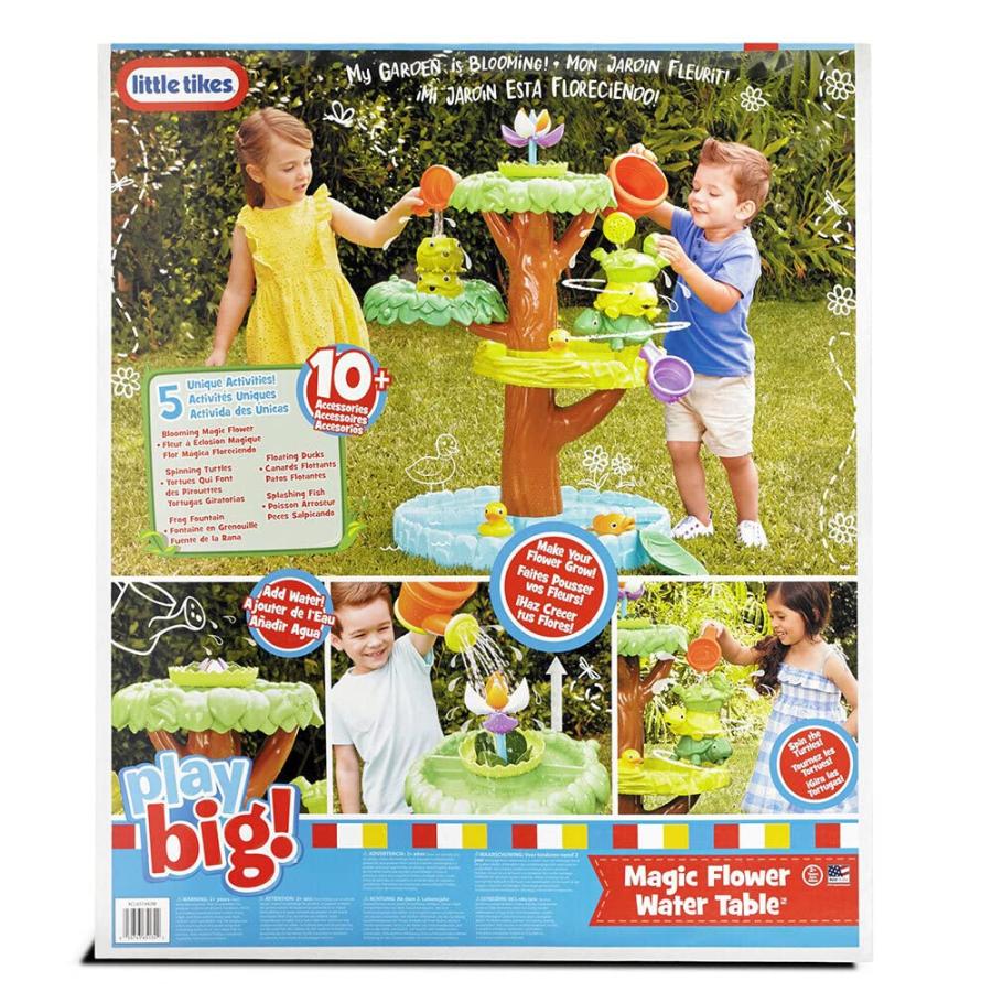 【並行輸入品】Little Tikes Magic Flower Water Table with Blooming Flower and 1の画像