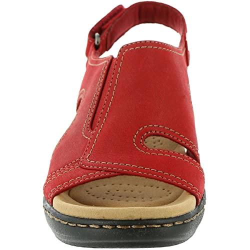 【並行輸入品】クラークス メンズ Merliah スタイル ウェッジ サンダル, ネイビーレザー, 24.5 Clarks Merliah St |  | 07