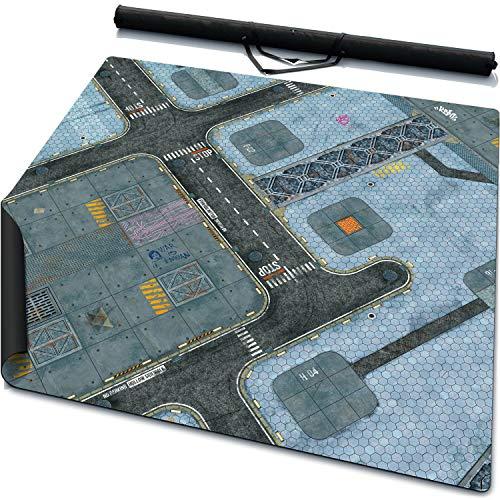 【並行輸入品】4' x 4' Double Sided Mouse Pad Rubber Battle Mat: Incorporation +_4
