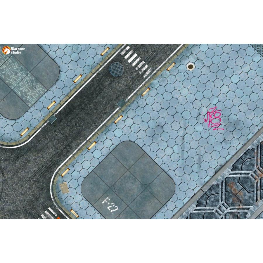 【並行輸入品】4' x 4' Double Sided Mouse Pad Rubber Battle Mat: Incorporation +_6