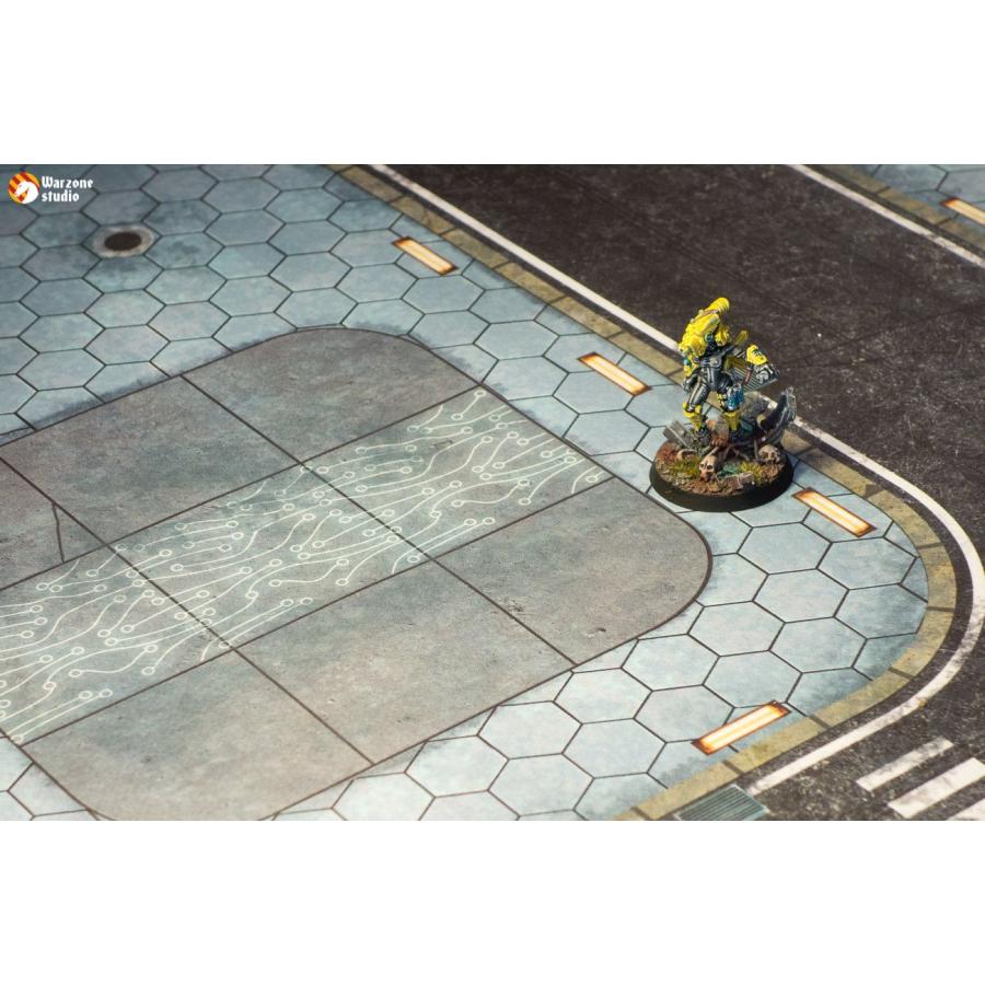 【並行輸入品】4' x 4' Double Sided Mouse Pad Rubber Battle Mat: Incorporation +_9