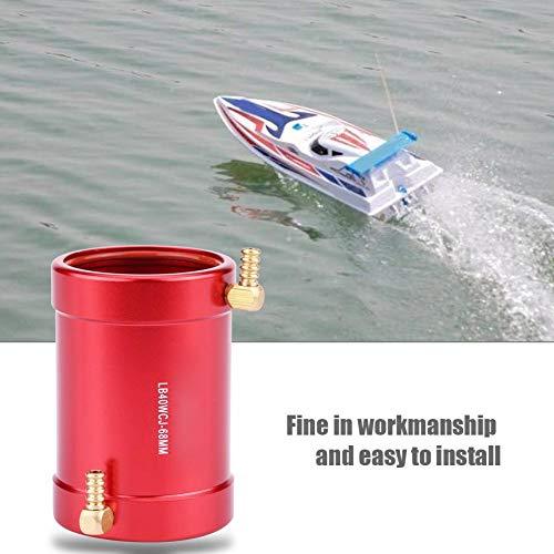 【並行輸入品】Water Cooling Jacket， RC Model Boat Accessory Metal Parts 40mm 6_6