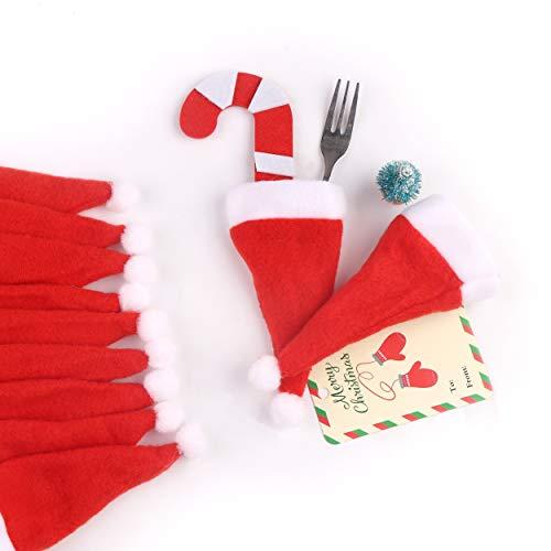 【並行輸入品】FINGOOO Mini Red Santa Hats,30 Pieces Christmas Hat for Crafts 2