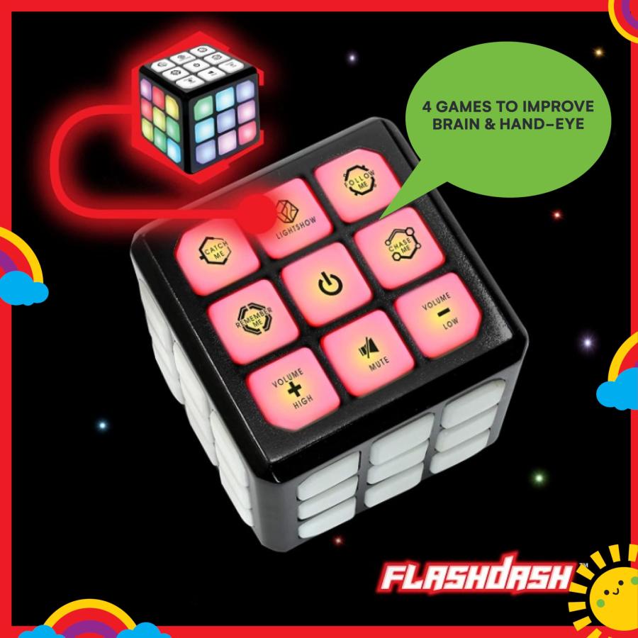 【並行輸入品】Winning Fingers 点滅キューブ 子供用 脳/記憶ゲーム 4イン1 子供用 電子ハンドヘルドゲーム 男の子 女_3