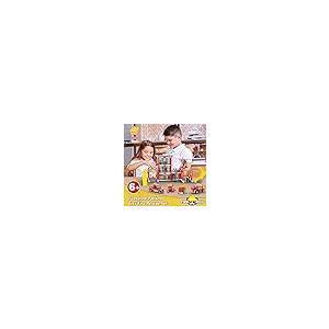 【並行輸入品】City Fire Station 組み立てキット 楽しい消防士のおもちゃ組み立てセット 子供向け おもちゃの消防車 ヘリコプターの画像