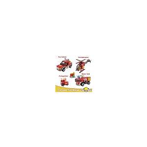 【並行輸入品】City Fire Station 組み立てキット 楽しい消防士のおもちゃ組み立てセット 子供向け おもちゃの消防車 ヘリコプターの画像