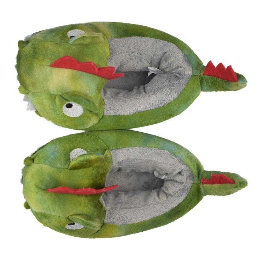 【並行輸入品】Tirzrro 男の子/女の子用 恐竜スリッパ 滑り止めラバーソール ハウスシューズ US サイズ: 1 2 Little Kid |  | 06