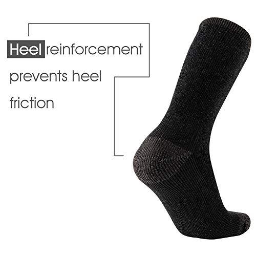 【並行輸入品】KAVANYISO メンズ 70%メリノウール ハイキングソックス 通気性 アスレチッククルー 厚手 US サイズ: One Si |  | 07