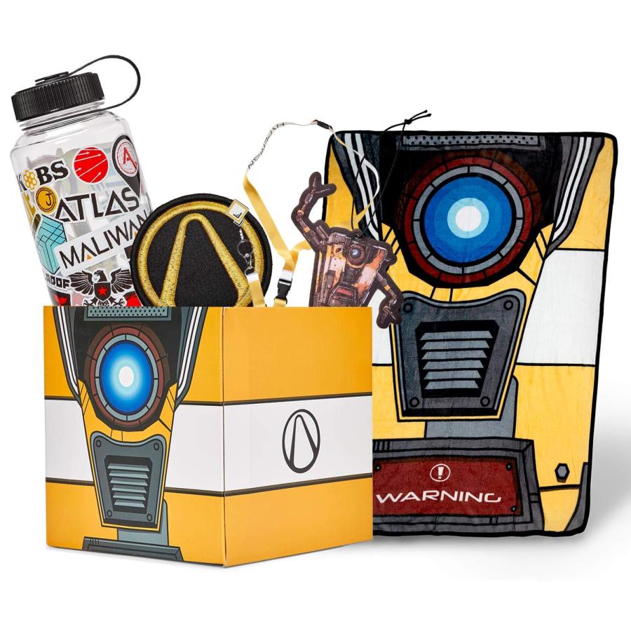 【並行輸入品】公式Borderlands LookSee Collector Mystery ギフトボックス   クラップトラップブランケット、の画像