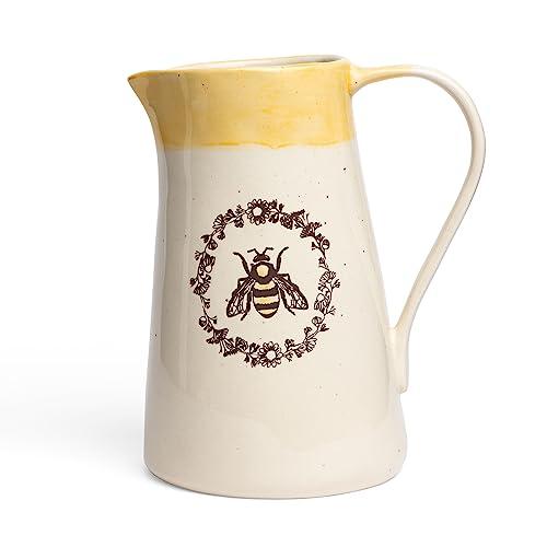 【並行輸入品】Young's セラミック 蜂の花瓶/ピッチャー Young's Inc. Ceramic Water Pitcher Lar_1